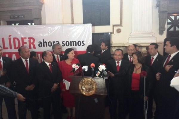 Líder es el partido con más diputados en sus filas. (Foto Prensa Libre: Alex Rojas)