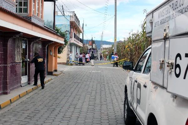 El Ministerio Público acordona el ingreso a la empresa donde fue ultimado Dionisio Santos.