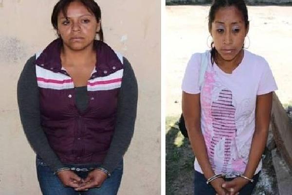 Dos mujeres fueron detenidas por extorsión.