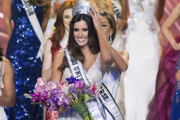 La colombiana Paulina Vega es la nueva Miss Universo. (Foto Prensa Libre: EFE)