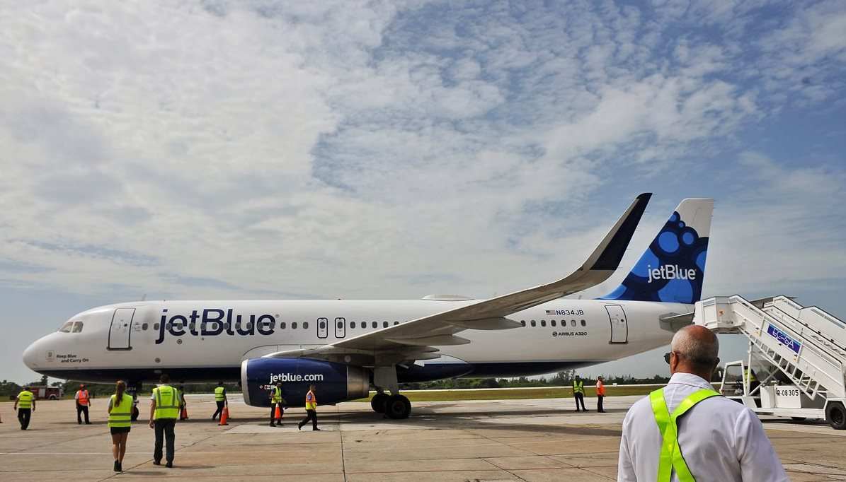 La aerolínea JetBlue reembolsó a Martínez US$475 por el boleto de vuelta de Andy y le dio un crédito familiar de US$2 mil 100. (Foto Prensa Libre: AFP).