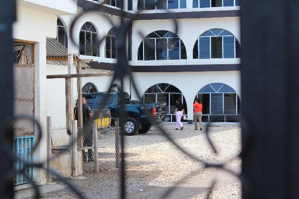 Oficinas judiciales de Barberena, Santa Rosa, permanecieron cerradas ayer.