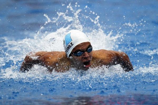 Guatemalteco Luis Carlos Martínez es quinto en Grand Prix de Arizona -Natación-, en donde se enfrentó a Michael Phelps. (Foto Prensa Libre: Eduardo González)