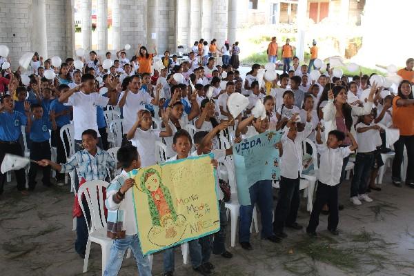 Menores marchan en    Jutiapa.