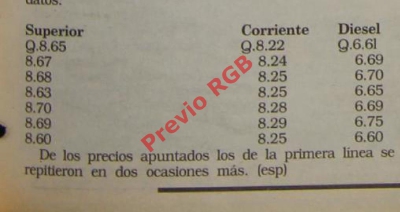 Continua el aumento a los precios del combustible. Foto: Hemeroteca PL