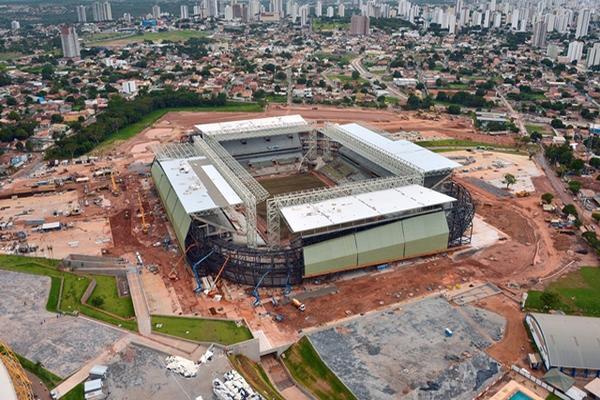 Arena Pantanal de Cuiba. (Foto Prensa Libre: AFP)