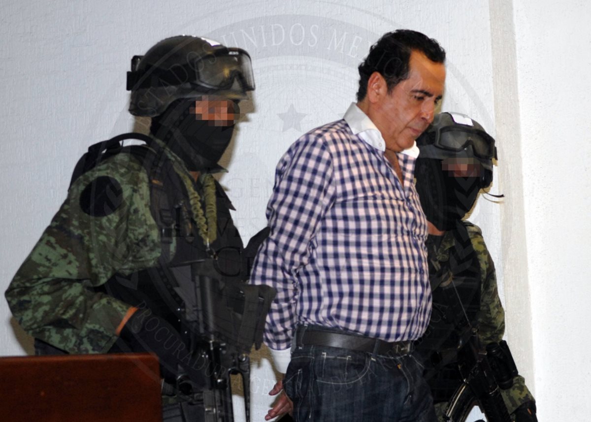 Héctor Beltrán Leyva fue capturado el 1 de octubre de 2014. (Foto Prensa Libre: AFP)