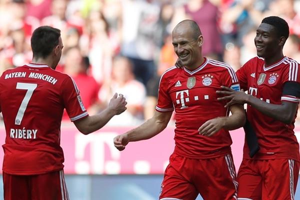 El Bayern piensa en el Real Madrid para el duelo de vuelta de semifinales de Champions. (Foto Prensa Libre: AP)