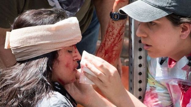 Los enfrentamientos de agosto en la ciudad estadounidense de Charlottesville dejaron un muerto y 19 heridos. (AFP)