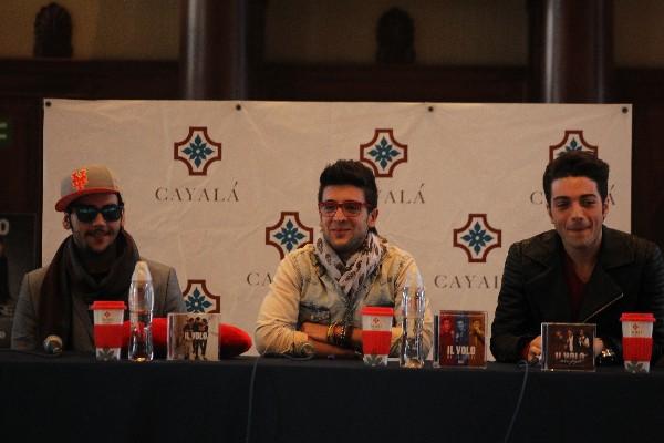 Los tres italianos de Il Volo durante una conferencia de Prensa en Guatemala. (Foto Prensa Libre: Keneth Cruz)<p style="text-align: left;"><br _mce_bogus="1"/></p>