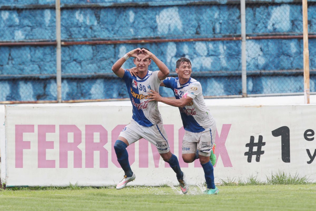 Suchitepéquez celebró un importante triunfo. (Foto Prensa Libre: Omar Méndez)