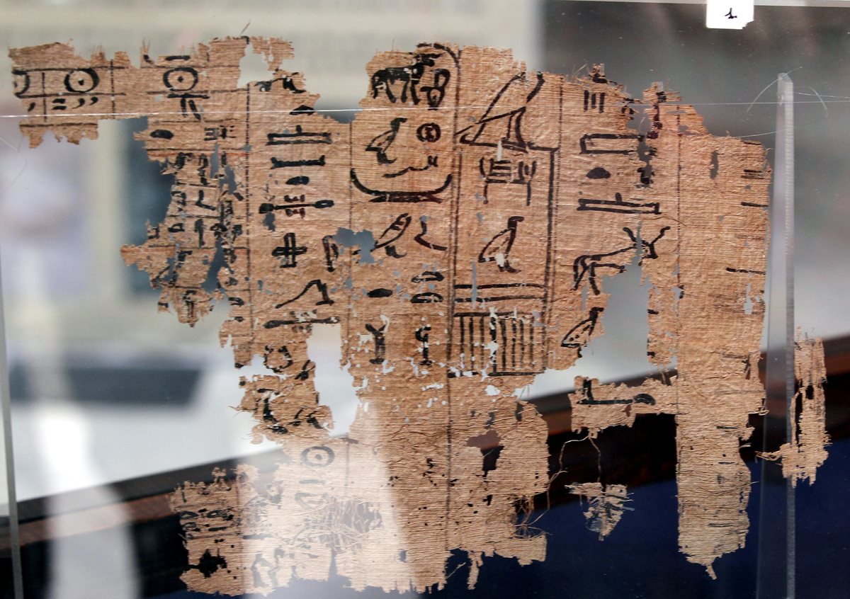 Exhiben Papiros Más Antiguos De Egipto Con 4 Mil 500 Años 5028