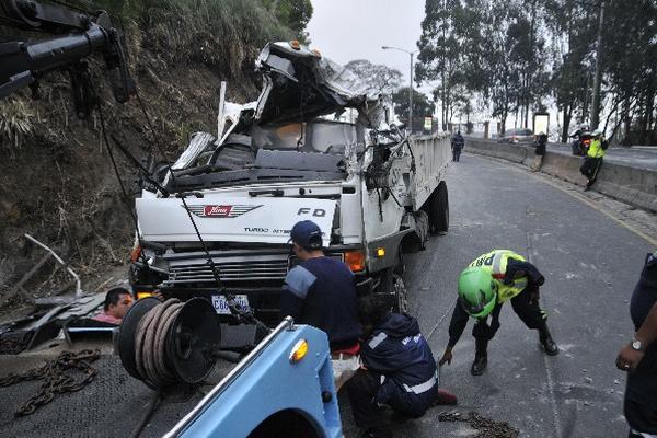 Camión en ruta a El Salvador