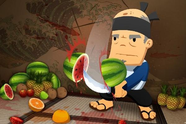 FRUIT NINJA es una de las aplicaciones más populares para niños de aproximadamente 7 años.