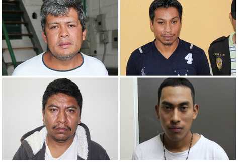 Detenidos por abuso sexual. (Foto Prensa Libre: PNC)