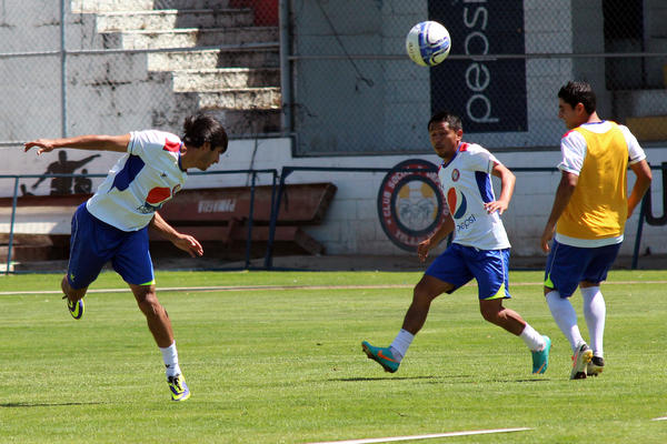 El cuadro de Xelajú culminó la semana de entreno previo al encuentro contra Halcones FC. (Foto Prensa Libre: Carlos Ventura)