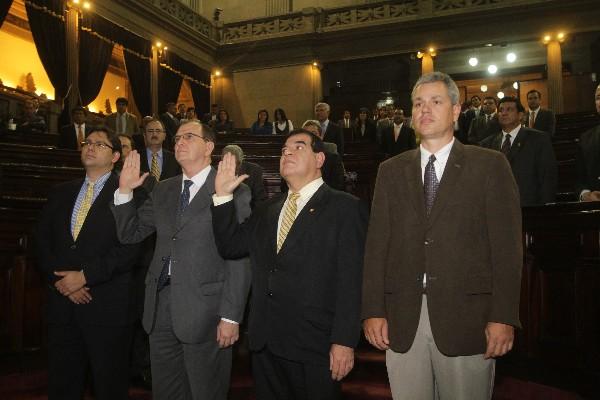 Julio Rivera Clavería y Rony López  prestan juramento para integrar el Consejo del MP.