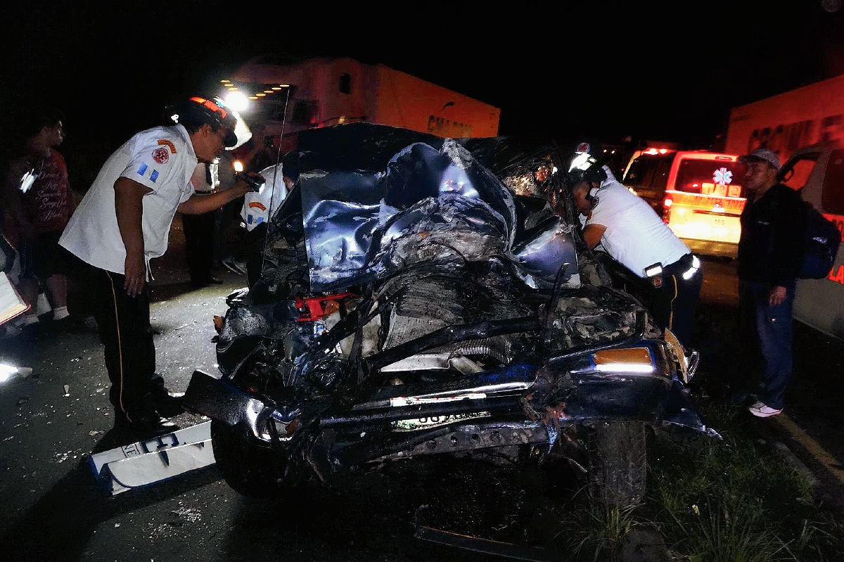 Tres Mueren En Accidente De Picop Y Camión En Ruta Al Pacífico