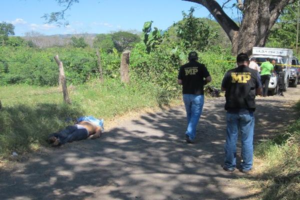 El cadáver  de Lima quedó en el  camino.