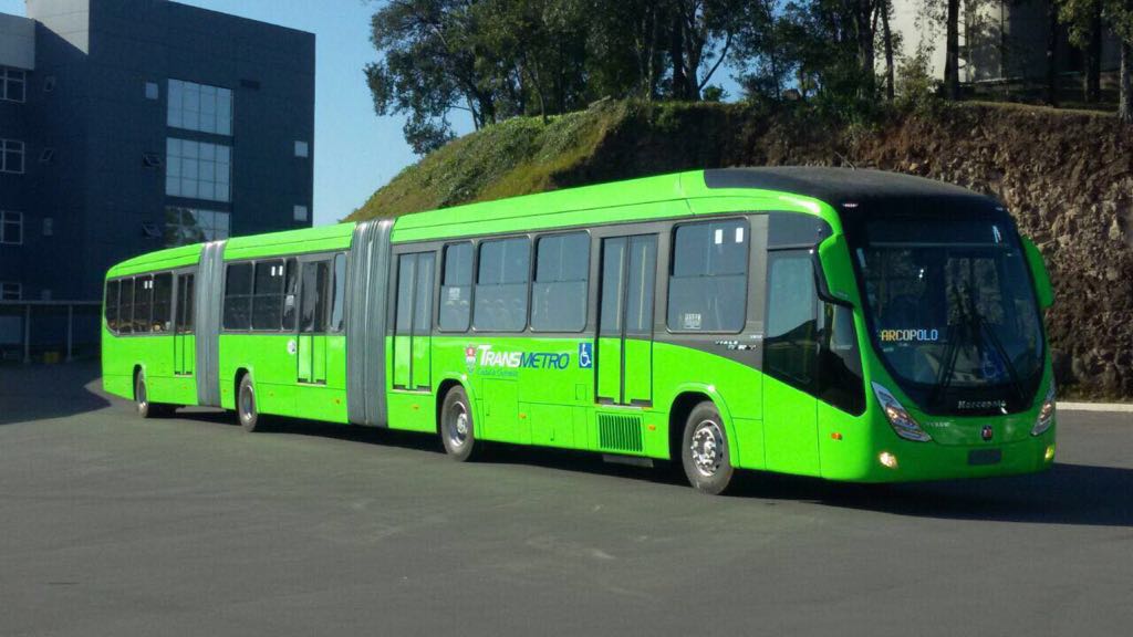 Unidades biarticuladas del Transmetro tienen capacidad para 250 usuarios.