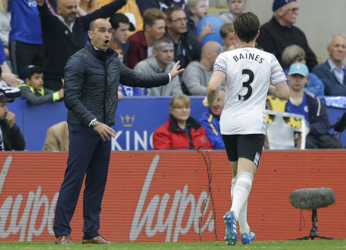 El ex técnico del Everton, Roberto Martinez, fue dado de baja luego de la derrota sufrida el miércoles pasado. (Foto Prensa Libre: AFP)