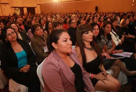 Se inauguro el 7mo. Congreso Mujeres Lideres Guatemaltecas,organizado por la Cámara de Comercio. (Foto Prensa Libre: Estuardo Paredes)