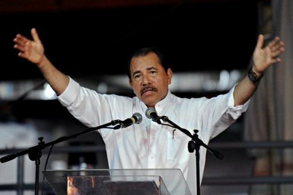 El presidente de Nicaragua, Daniel Ortega, en Managua. (AFP).