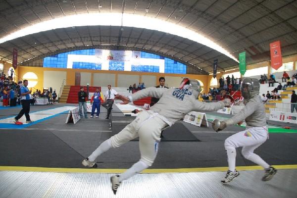 Cuatro esgrimistas finalizaron sin medallas. (Foto Prensa Libre: cortesía COG)