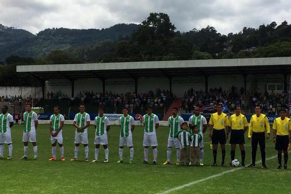 Antigua GFC perdió en su presentación 2-0 ante el Saprissa de Costa Rica. (Foto Prensa Libre: cortesía Francisco González)