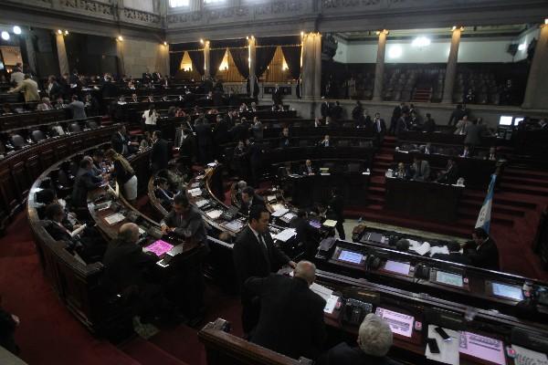 Pleno del Congreso.  (Foto Prensa Libre: P. Raquec)<br _mce_bogus="1"/>