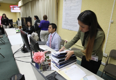 Los expedientes  serán revisados y analizados por la Comisión Postuladora a partir de la próxima semana. (Foto Prensa Libre: Paulo Raquec)