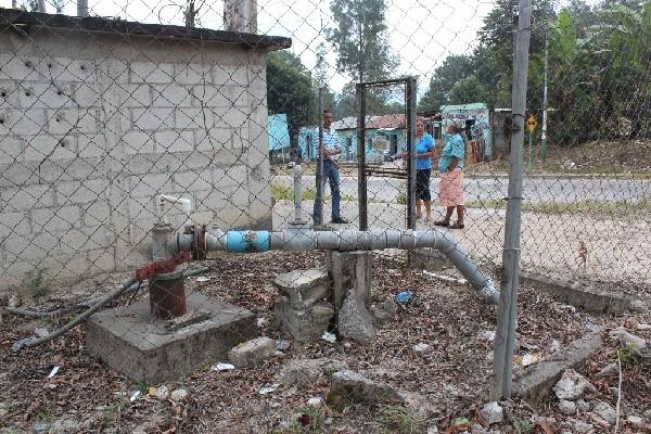 bomba de agua no funciona debido a fluctuación de la energía.