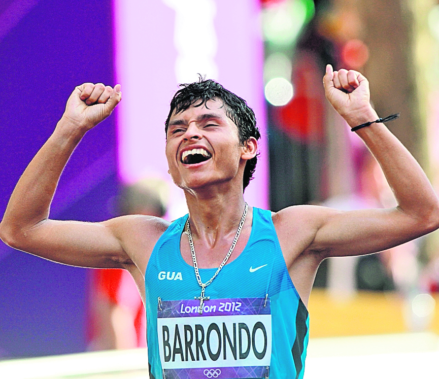 Érick Barrondo se adjudicó la medalla de plata en los Olímpicos de Londres 2012. (Foto Prensa Libre: HemerotecaPL).