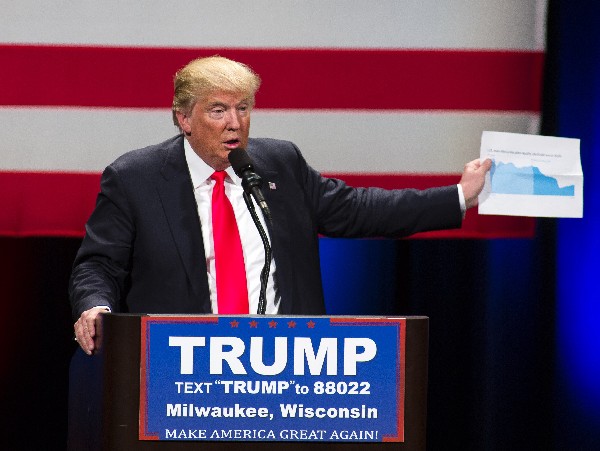 Donald Trump, virtual candidato republicano a la Casa Blanca. (AP).