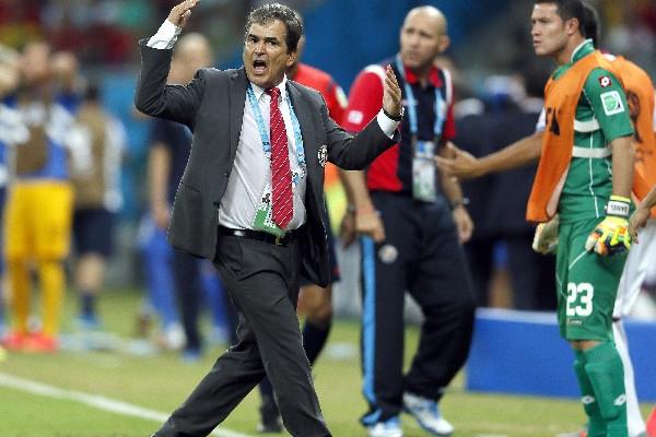 Jorge Luis Pinto, técnico de la selección de Costa Rica. (Foto Prensa Libre: AFP)