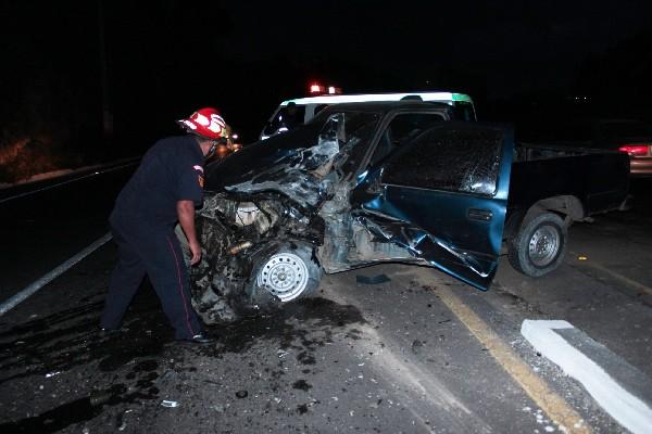 el Picop  que chocó contra camionetilla.