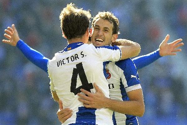 El Espanyol venció 4-2 al Valladolid en partido de la fecha 17 disputado este domingo. (Foto Prensa Libre: EFE)