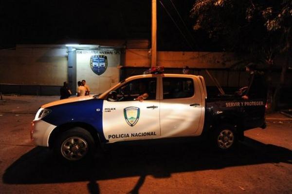 Policías en San Pedro Sula, Honduras. (Foto Prensa Libre: AFP)