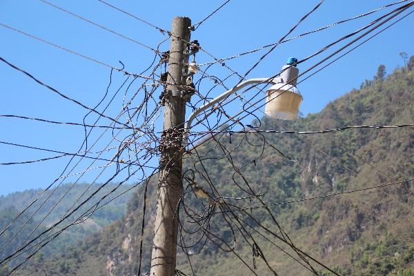 LA luz está suspendida desde el sábado  último.