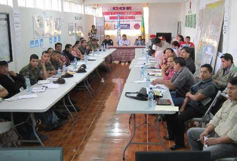 Delegados de diferentes instituciones participan en  reunión para la formación de la  VET.