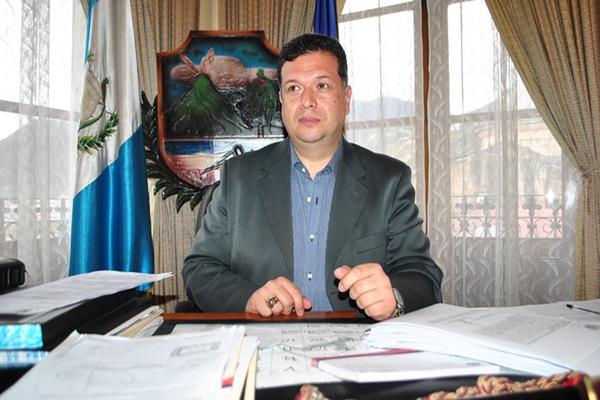 Jorge Barrientos, alcalde de Quetzaltenango, enfrenta nuevo antejuicio (Foto Prensa Libre: A. Martínez)<br _mce_bogus="1"/>