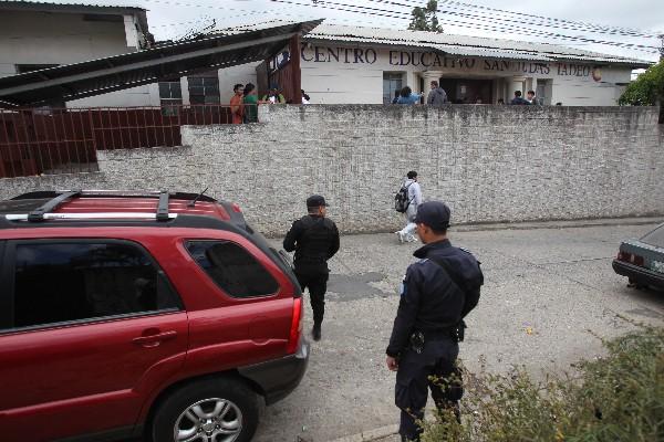 colegio atacado en la zona 13