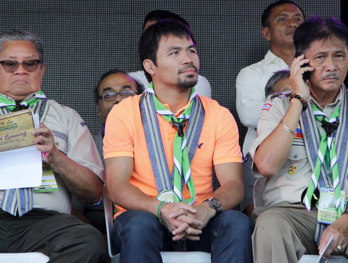 El excampeón mundial filipino Manny Pacquiao pondrá fin a su carrera como boxeador el 9 de abril del próximo año. (Foto Prensa Libre: EFE)