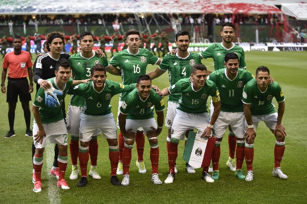 La selección de México confía en hacer un buen papel en la Copa Confederaciones. (Foto Prensa Libre: AFP)