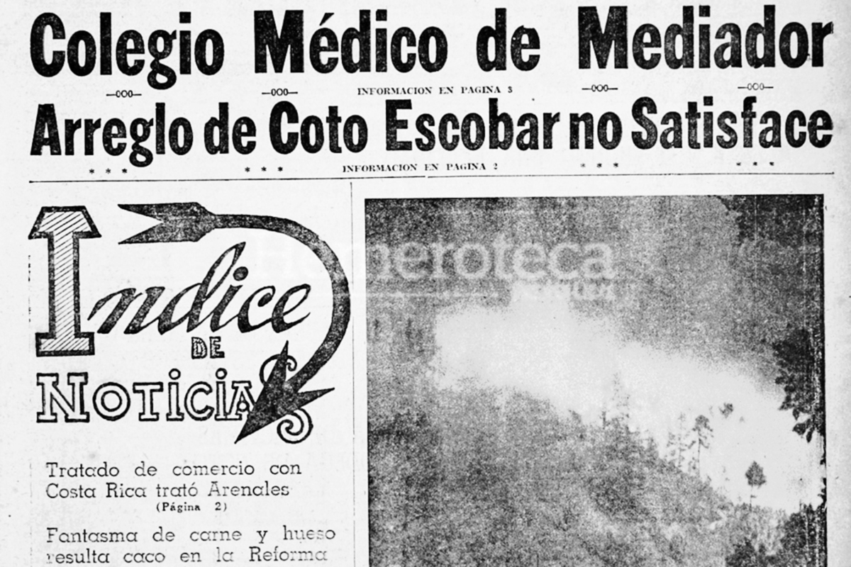 Portada y notas de Prensa Libre del 19 de abril de 1955 que dan a conocer la muerte de  Einstein.