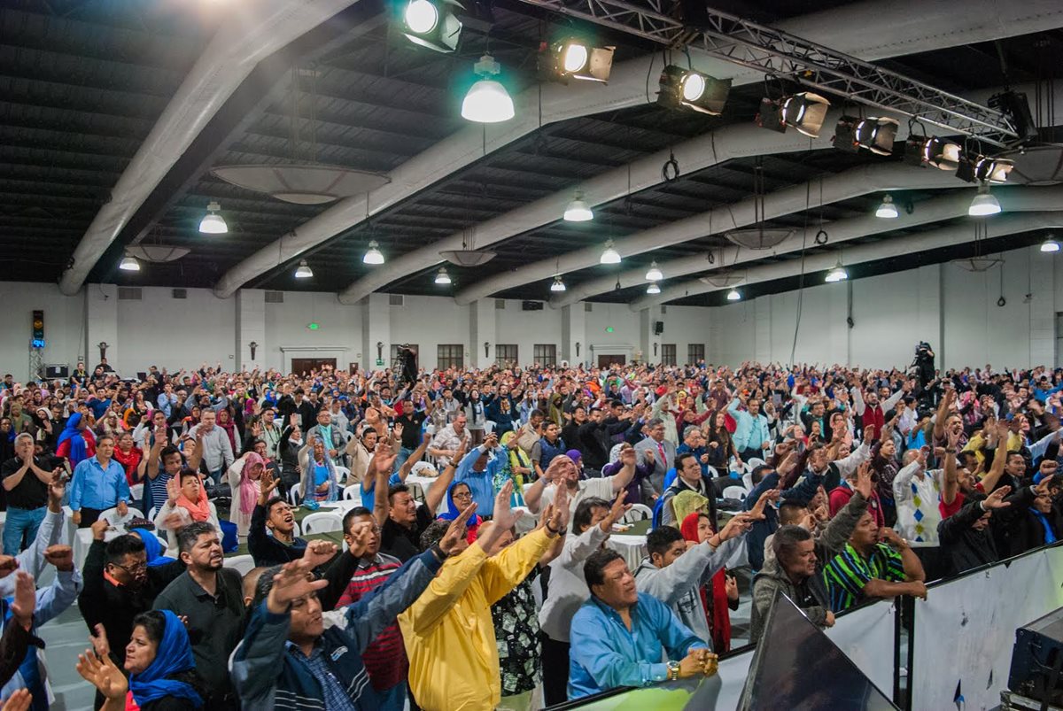 El Parque de la Industria es el escenario donde se lleva a cabo la actividad de Ministerios Ebenezer, que comenzó con un retiro de pastores. (Foto Prensa Libre: Cortesía).