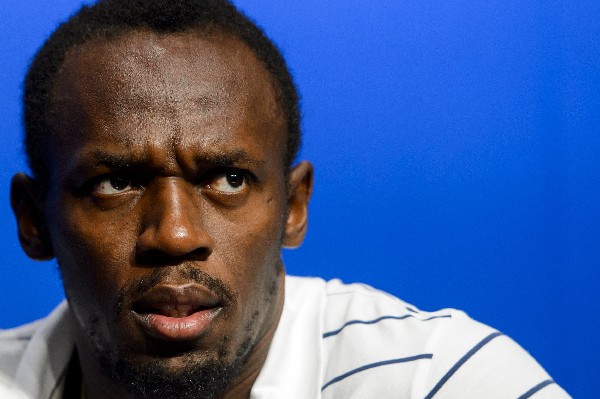 La estrella del atletismo, Usain Bolt, habló del Manchester United. (Foto Prensa Libre: AFP)