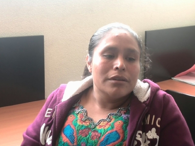 Etelvina Argueta fue detenida en la zona 8 por supuesta sustracción de un menor de 11 meses.