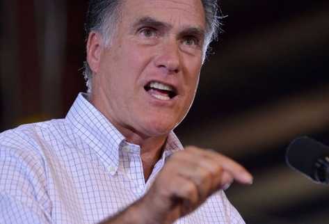 El candidato republicano a la presidencia de Estados Unidos, Mitt Romney, en un acto de campaña. (Foto Prensa Libre: AFP)