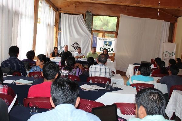 organizaciones presentan      informe sobre cobertura de Salud,   en   Panajachel, Sololá.